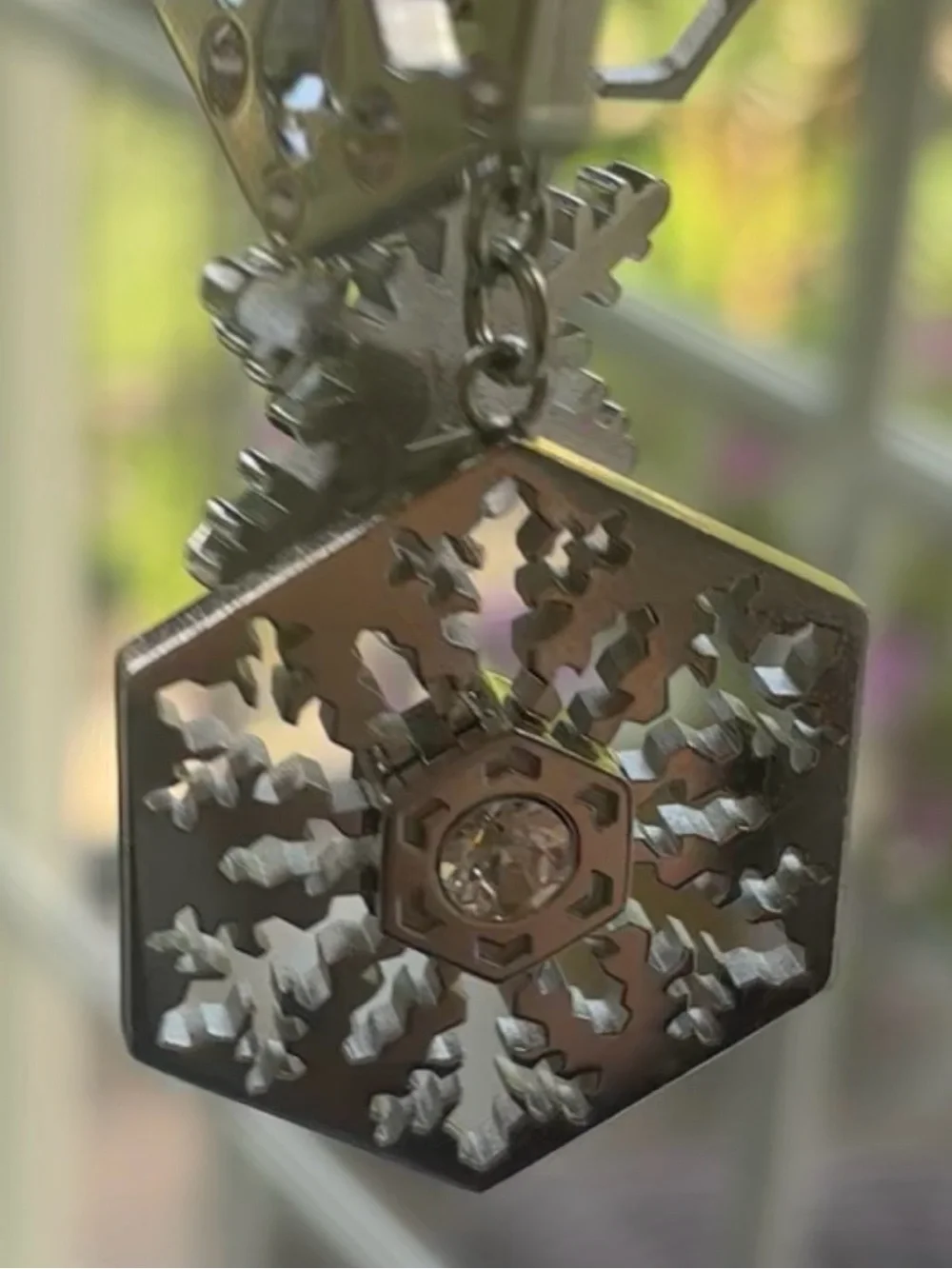 Louis Vuitton Flocon Snowflake Key & Bag Charm with Swarovski Crystals